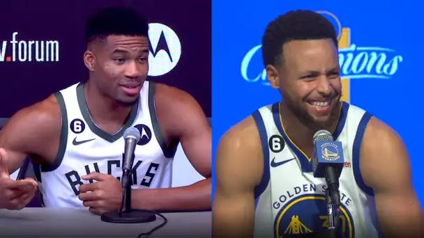 Steph Reacts To Giannis Calling Him The "Best Player In The World" 😂