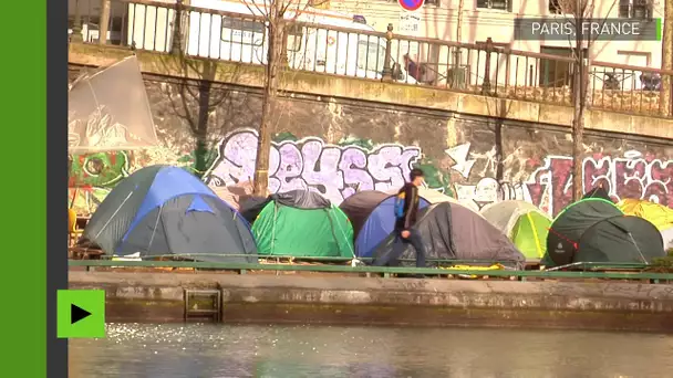 Un nouveau campement de migrants grossit à Paris