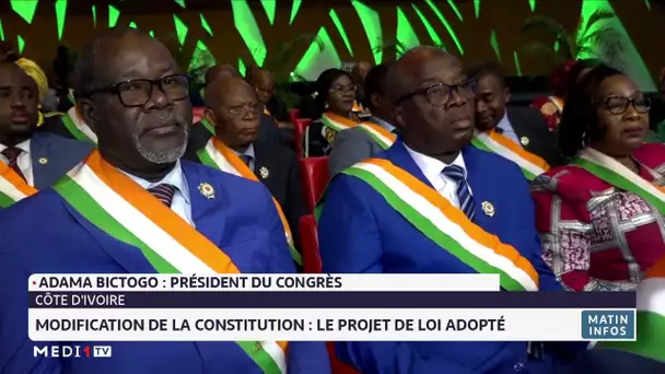 Modification de la Constitution en Côte d´Ivoire : le projet de loi adopté