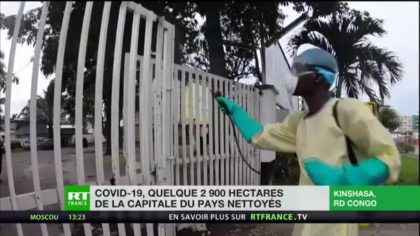Covid-19 en RDC : 2 900 hectares de la capitale nettoyés