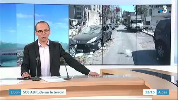 Explosions à Beyrouth : SOS Attitude, l'association grenobloise sur le terrain
