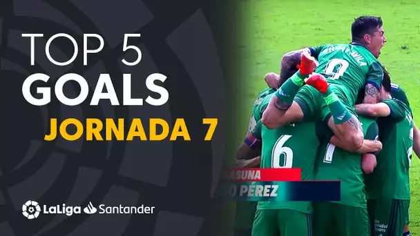 LaLiga TOP 5 Goles Jornada 7