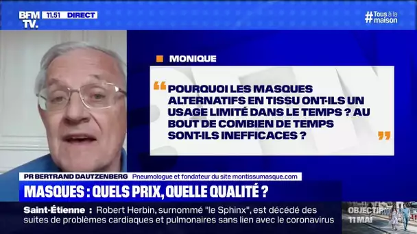 Combien de fois peut-on utiliser un masques en tissu? BFMTV répond à vos questions