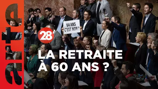 Élections législatives : revenir à la retraite à 60 ans, c’est possible ?  - 28 Minutes - ARTE