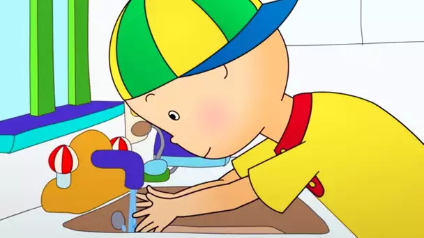 Caillou se Lave les Mains | Caillou en Français