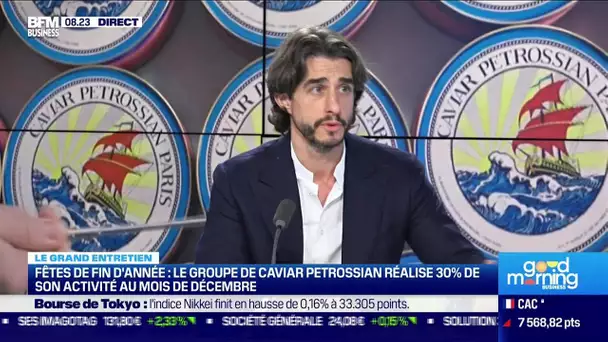 Mikael Petrossian (Petrossian) : Petrossian réalise 30% de son activité au mois de décembre