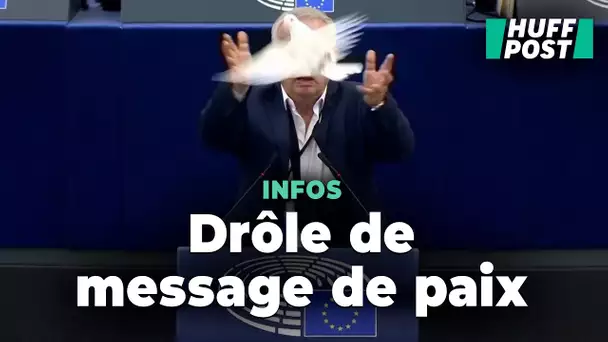 Cet eurodéputé a eu une drôle de manière d’envoyer un message de paix