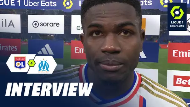 Interview de fin de match : OLYMPIQUE LYONNAIS - OLYMPIQUE DE MARSEILLE (1-0)  / 2023/2024