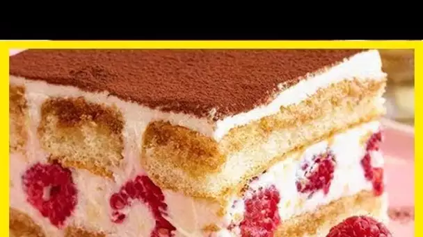 TIRAMISU AUX FRAMBOISES