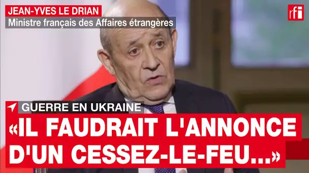 Direct - Entretien avec Jean-Yves Le Drian • RFI