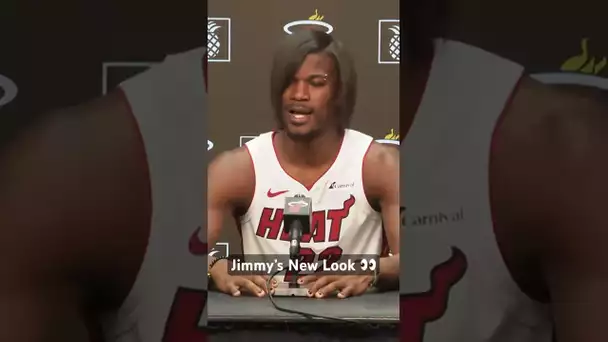 Jimmy Butler shocks everyone with new hairstyle on Media Day | #Shorts