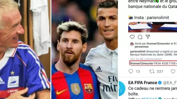 Ronaldo lance un défi à Messi/ le troll de Meunier à Neymar / dechamps voit zidane Après lui/ om
