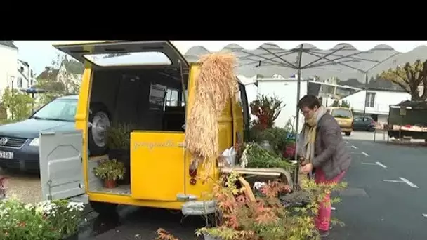 Julie Miquel, fleuriste ambulante à Tours