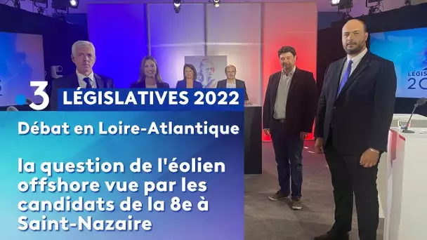 Législatives 2022 : la question de l'éolien offshore vue par les candidats de la 8e à Saint-Nazaire