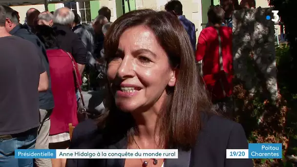 Présidentielle : Anne Hidalgo à la conquête du monde rural en visite dans les Deux-Sèvres
