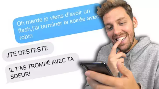 Vous piégez vos potes par sms en lendemain de soirée