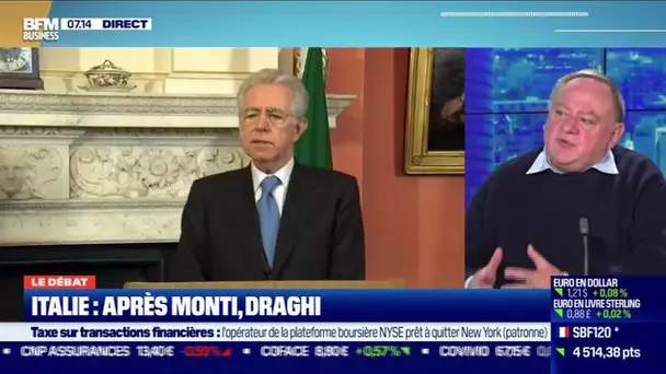 Le débat : Italie, après Monti c'est Draghi