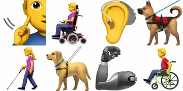 Apple ha creado estos emojis para los discapacitados