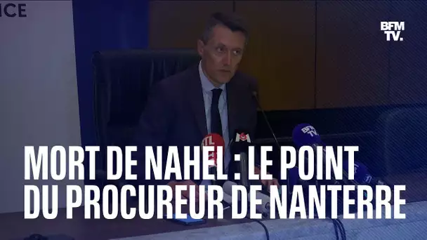 Mort de Nahel: l'intégralité de la conférence de presse du procureur de Nanterre