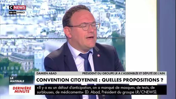 Damien Abad, président du groupe LR à l'Assemblée nationale : «Il y a eu un défaut d'anticipation»