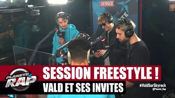 Vald - 1ère SESSION FREESTYLE ! avec Rafal, Charles BDL & Yonidas ! #PlanèteRap