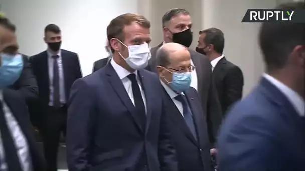 Liban : Emmanuel Macron s'exprime devant la presse lors de sa deuxième visite en moins d'un mois