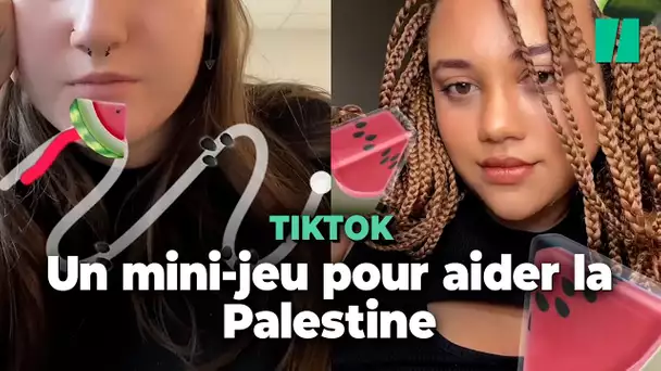 Sur TikTok, ce mini-jeu est devenu un moyen de montrer son soutien à la Palestine