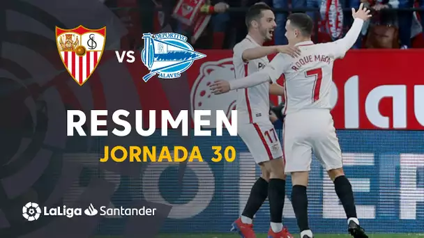 Resumen de Sevilla FC vs Deportivo Alavés (2-0)