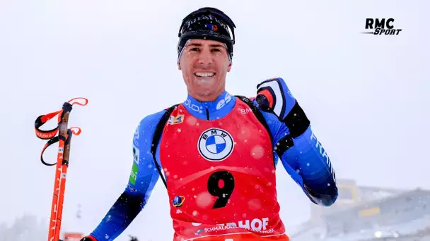 Biathlon : "J'ai gagné avec la troche", Fillon Maillet raconte sa belle victoire à Oberhof