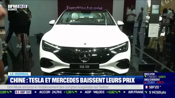 Chine: Tesla et Mercedes baissent leurs prix