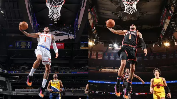 Obi Toppin Pulls Off Identical Between The Legs Dunk!