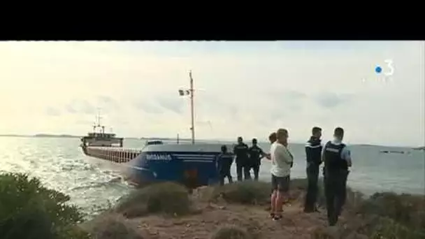 Un cargo s'échoue dans les Bouches de Bonifacio