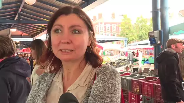 Sur les marchés, la vente de fruits et légumes après l'incendie chez Lubrizol