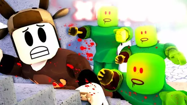 ATTAQUE DE ZOMBIE SUR ROBLOX !! + MINI JEUX DE DINGUE