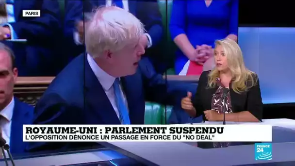 Parlement suspendu au Royaume-Uni : "Un détournement de procédure de Boris Johnson"