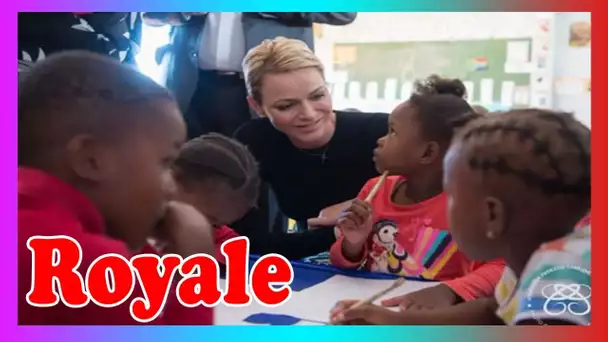 Charlene de Monaco retrouve le s0urire avec les enfants d'Afrique du Sud