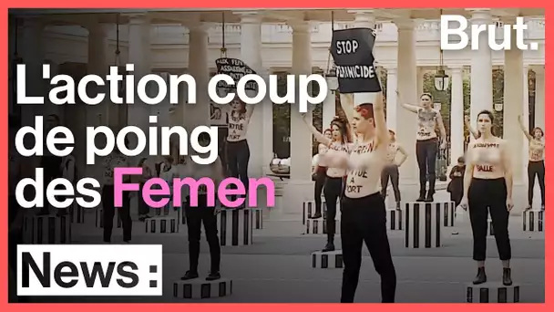 L&#039;action coup de poing des Femen contre le féminicide