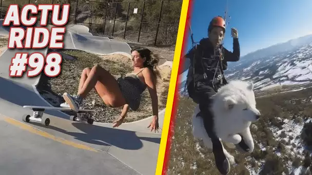 ACTU RIDE #98 : Nyjah Huston en NBA ? L'échec de Shaun White aux JO ! Un chien en Parapente !