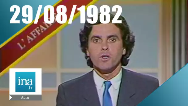 20h Antenne 2 du 29 août 1982 -  arrestations de terroristes à Paris | Archive INA