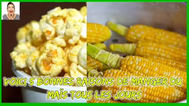 Voici 5 bonnes raisons de manger du maïs tous les jours. Santé beauté nutrition.