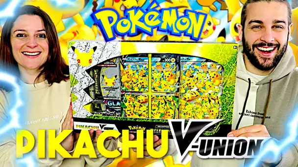 ON A RECU LE COFFET POKEMON PIKACHU V UNION CELEBRATIONS ! OUVERTURE CARTES 25 ANS POKEMON