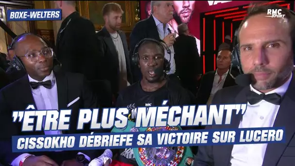 Boxe (Welters) : "En haut, il faut être plus méchant", Cissokho débriefe sa victoire sur Lucero