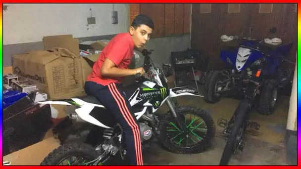 MOMO VA SE TUER - IL VEUT TESTER MA GROSSE MOTO CROSS !!