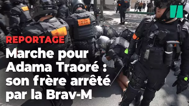 Marche pour Adama Traoré : l’arrestation de son frère Youssouf filmée par notre reporter