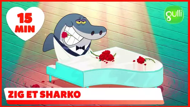 Zig et Sharko I Compilation "C'est l'amour à la plage" 🥰- épisodes en entier (S02E30 + S03E45)
