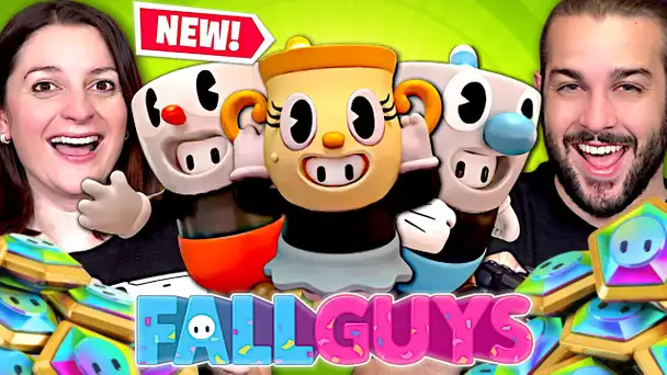 ON CRAQUE POUR LES NOUVEAUX SKINS CUPHEAD SUR FALL GUYS !