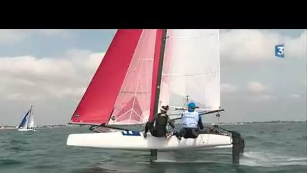 Du vent dans les voiles pour le championnat du monde de Nacra 17 à La Grande-Motte