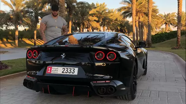 On relâche la 812 Superfast et l'Aventador SV dans Abu Dhabi !!