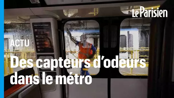Destructeurs d'odeurs déployés et nettoyage des métros renforcés avant les JO 2024