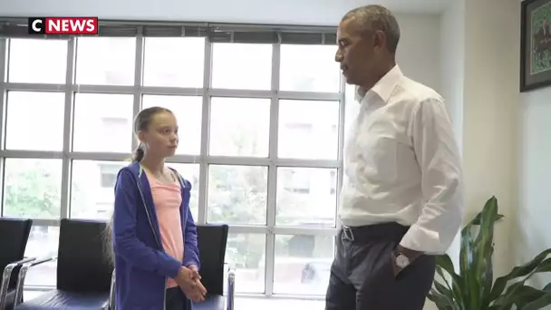 «Toi et moi, on forme une équipe» : Barack Obama a reçu Greta Thunberg à Washington